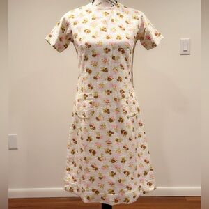 Vintage 1960s Floral Dress